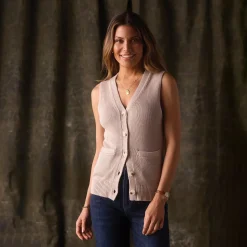 Ada Knit Button Tank - Women's