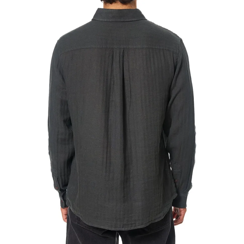 Alan Solid Long-Sleeve Shirt - Men's