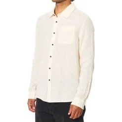 Alan Solid Long-Sleeve Shirt - Men's
