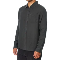 Alan Solid Long-Sleeve Shirt - Men's