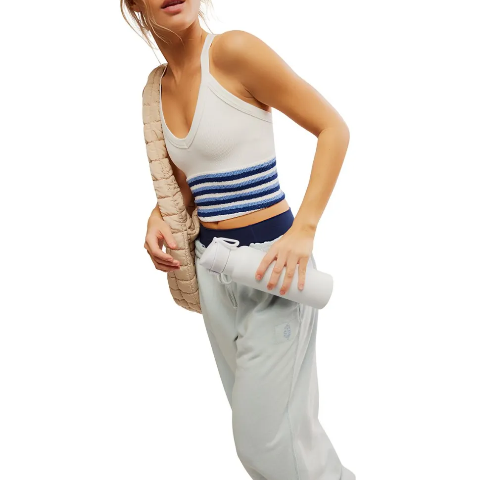 All Clear V Neck Stripe Cami - Women's