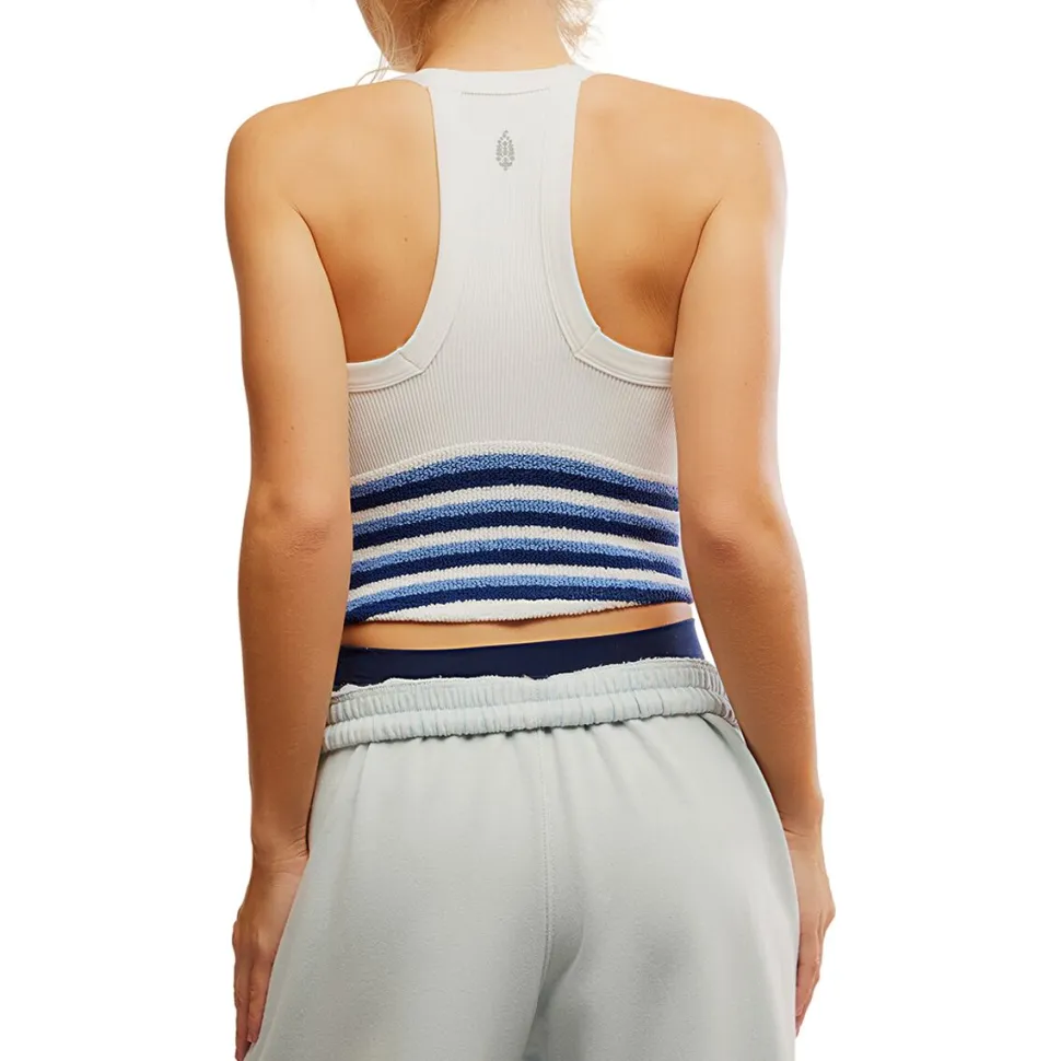 All Clear V Neck Stripe Cami - Women's