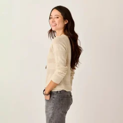 Amara Pointelle Sweater - Women's
