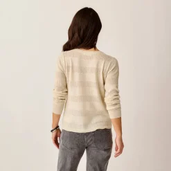 Amara Pointelle Sweater - Women's