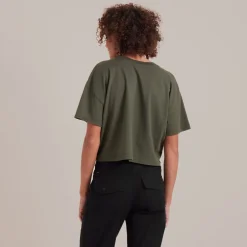 Arg Cropped Boxy T-Shirt - Women's