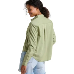 Arroyo Twill Boxy Long-Sleeve Shirt - Women's