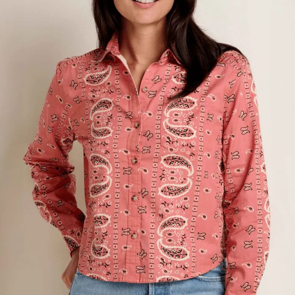 Arroyo Twill Boxy Long-Sleeve Shirt - Women's