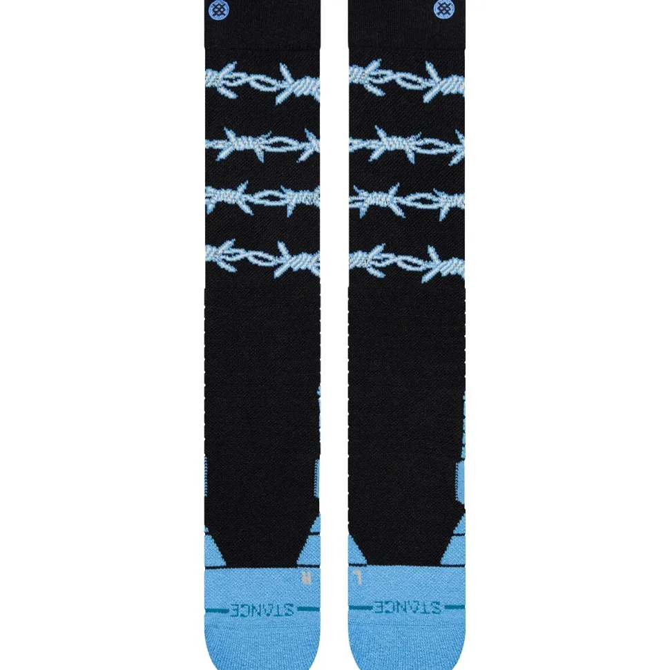 Barbed Wire Mid Poly Snow Sock