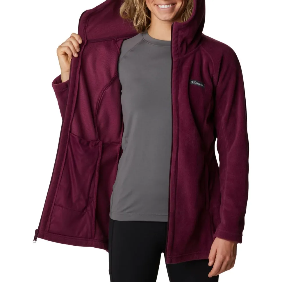 Benton Springs II Long Hooded Fleece Jacket - Women's