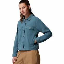 Blue Point Creek Short Corduroy Shirt Jacket - Women's