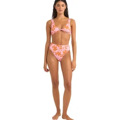 Bora Bora Floral Hi Waist Bikini Bottom - Women's