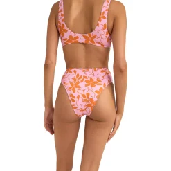 Bora Bora Floral Hi Waist Bikini Bottom - Women's