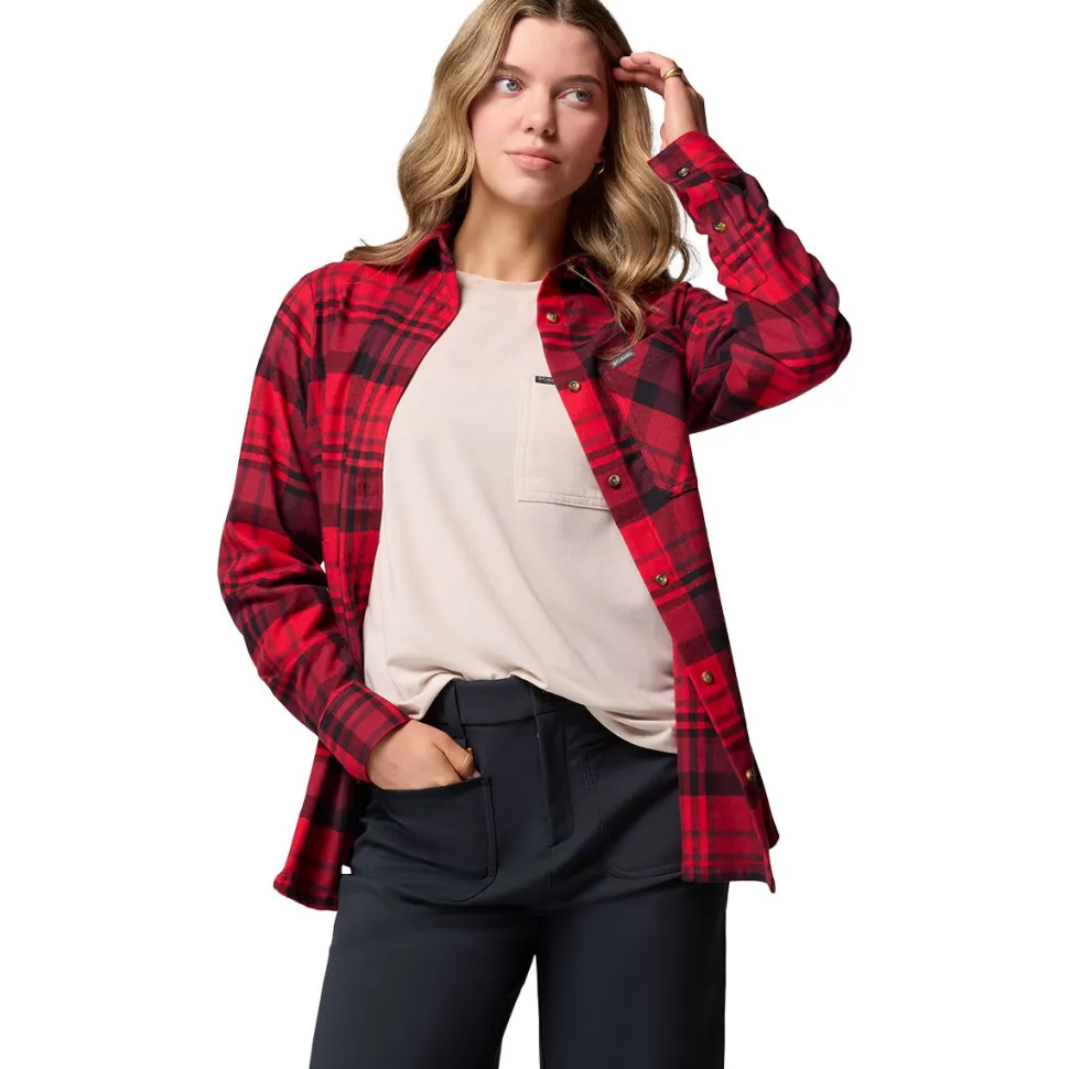 Calico Basin Flannel Long-Sleeve Shirt - Women's
