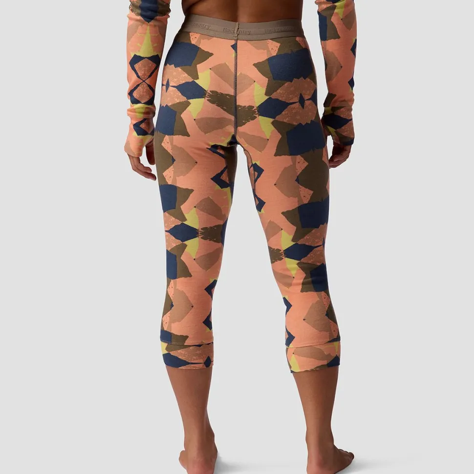 Cedars RWS Merino Mid-Wt Baselayer 3/4 Bottom - Women's