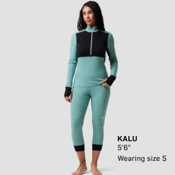 Cedars RWS Merino Mid-Wt Baselayer 3/4 Bottom - Women's