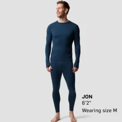 Cedars RWS Merino Mid-Wt Baselayer Crew Top - Men's