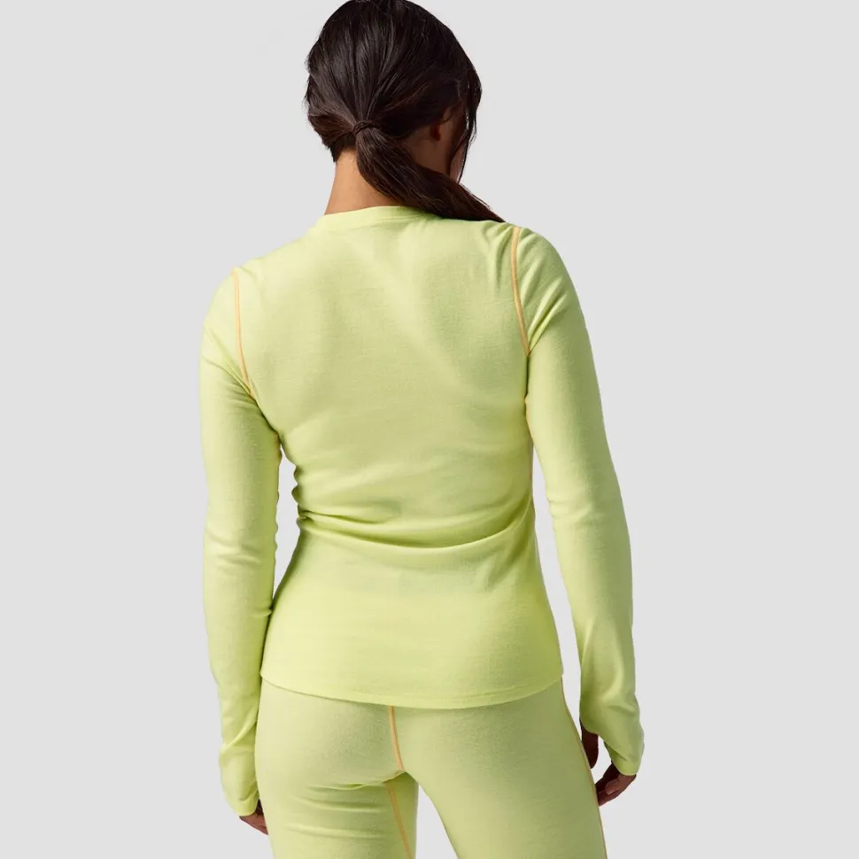 Cedars RWS Merino Mid-Wt Baselayer Crew Top - Women's