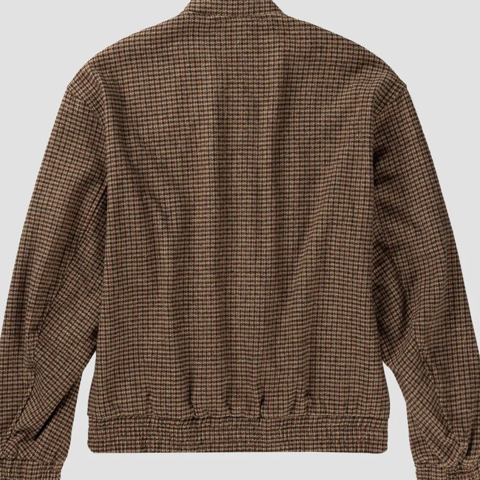 Check Oversized Bomber Jacket - Women's