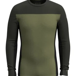 Classic Thermal Merino Colorblock Crew Base Layer - Men's