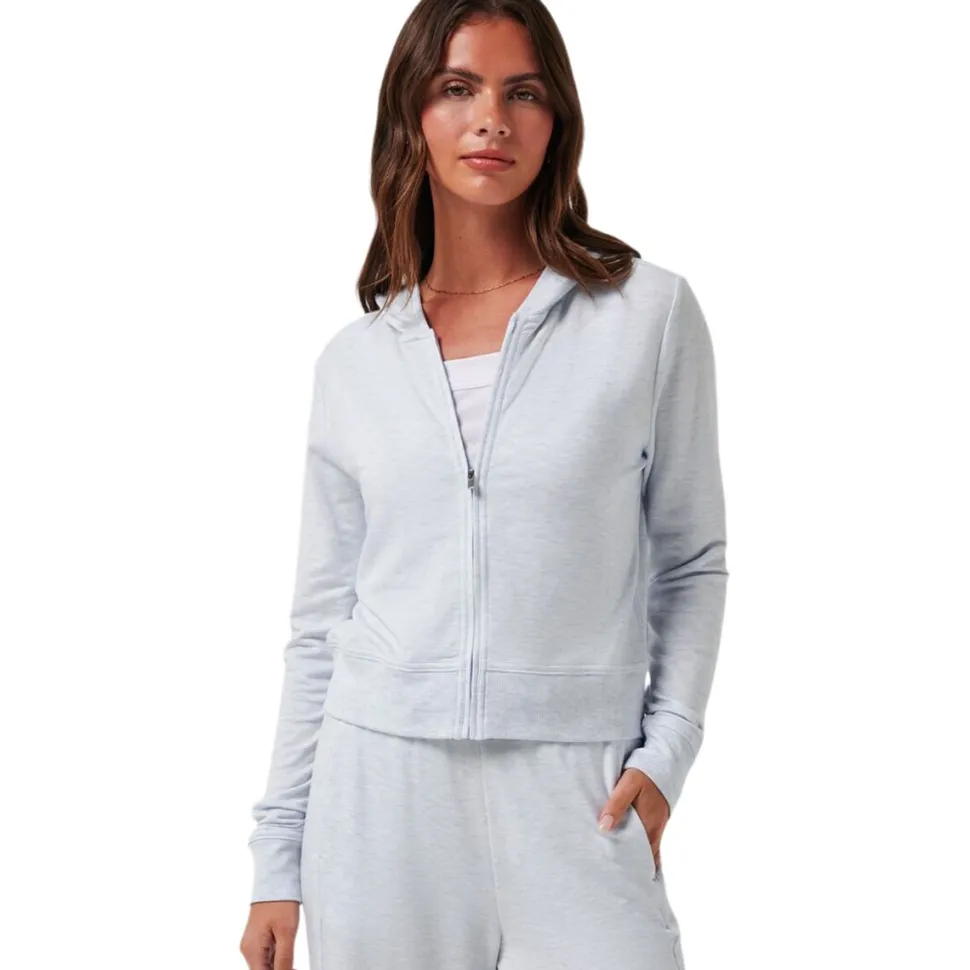 Cloud Terry Zip Hooded Jacket - Women's