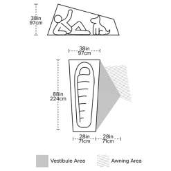 Copper Spur HV UL1 Bikepack Tent: 1-Person 3-Season