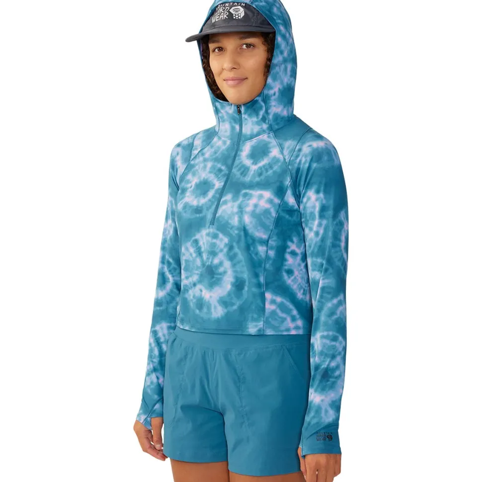 Crater Lake Crop Zip Top - Women's