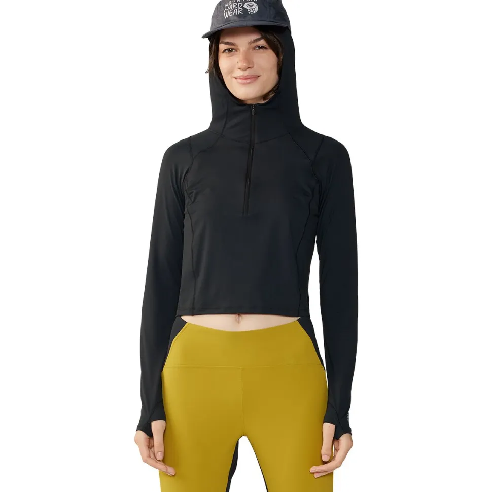 Crater Lake Crop Zip Top - Women's