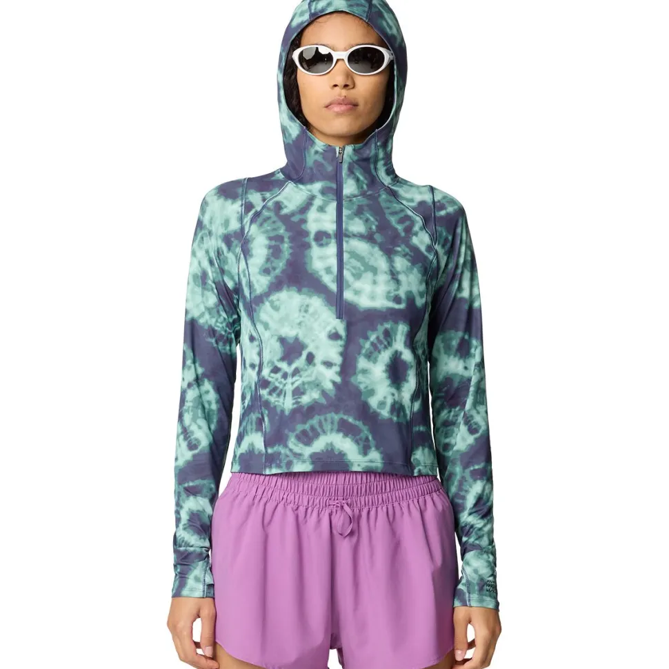 Crater Lake Crop Zip Top - Women's