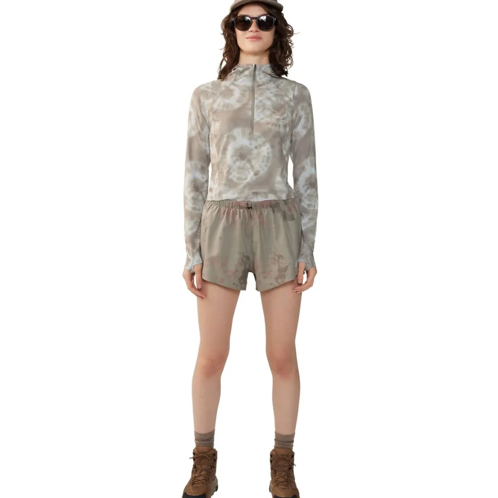 Crater Lake Crop Zip Top - Women's
