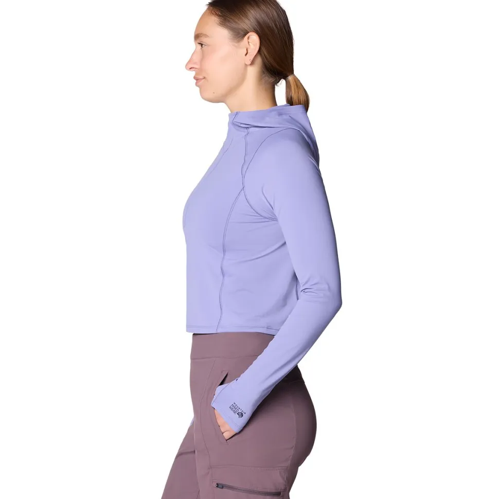 Crater Lake Crop Zip Top - Women's