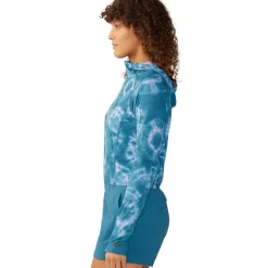 Crater Lake Crop Zip Top - Women's