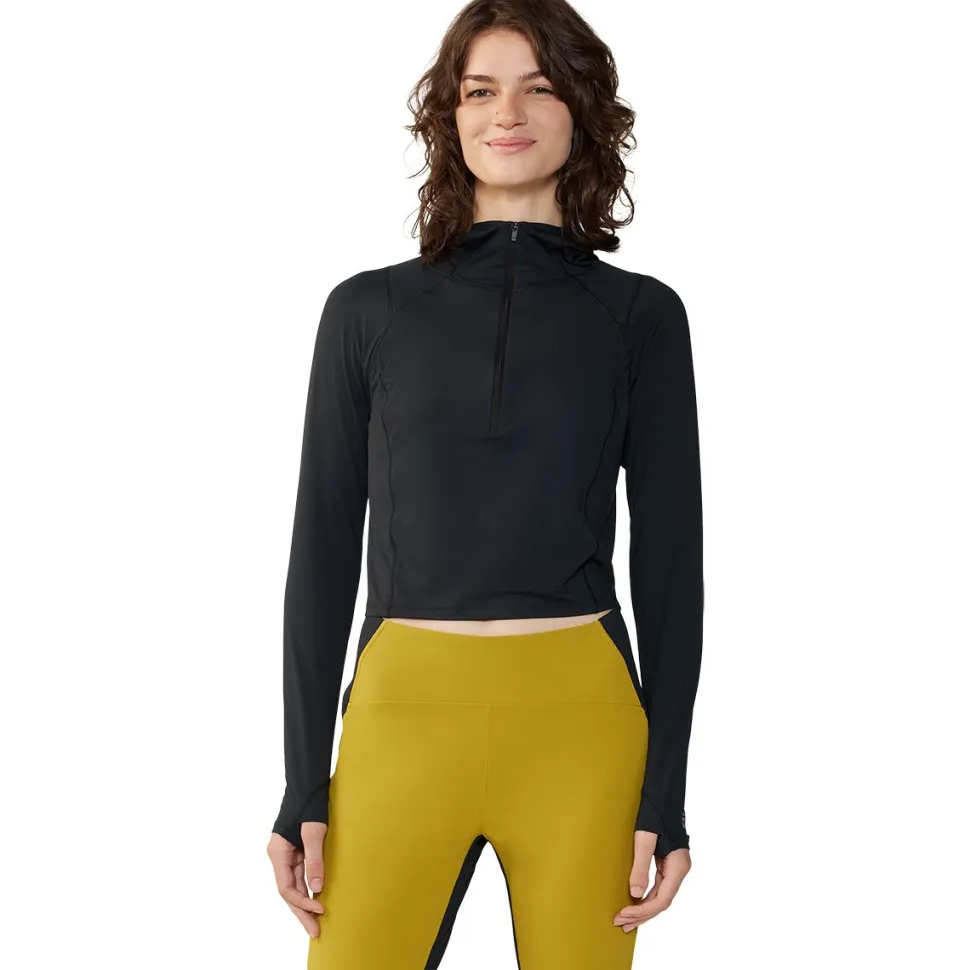 Crater Lake Crop Zip Top - Women's