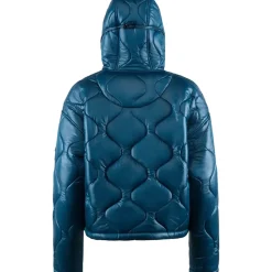 Cropped Quilted Fleece Jacket - Women's