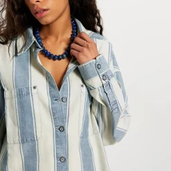 Crossroads Striped Shirt - Women's