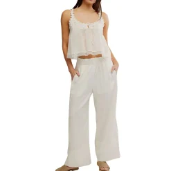 Days End Linen Pull On Pant - Women's