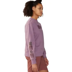 Desert Check Pullover Crew Sweatshirt - Women's