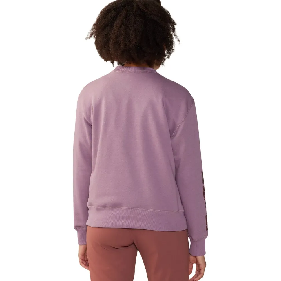 Desert Check Pullover Crew Sweatshirt - Women's