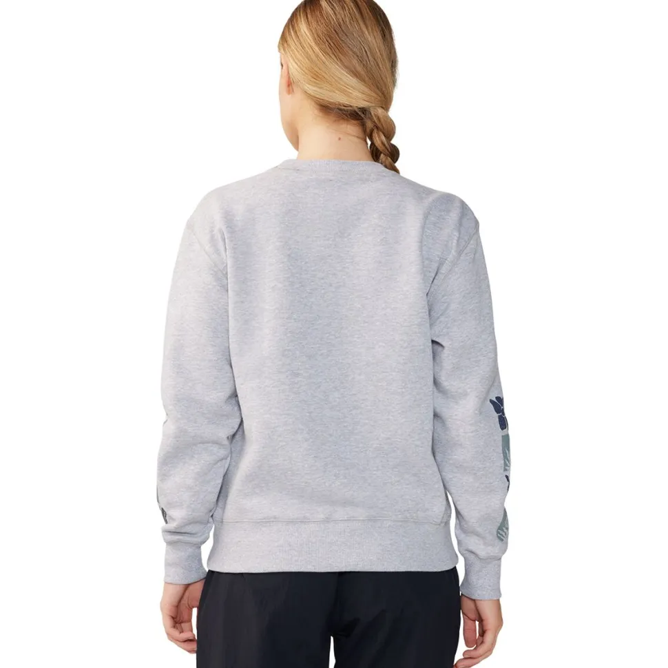 Desert Check Pullover Crew Sweatshirt - Women's