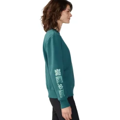 Desert Check Pullover Crew Sweatshirt - Women's