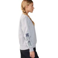 Desert Check Pullover Crew Sweatshirt - Women's