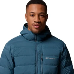 Drift Peak Stretch Down Hooded Jacket - Men's