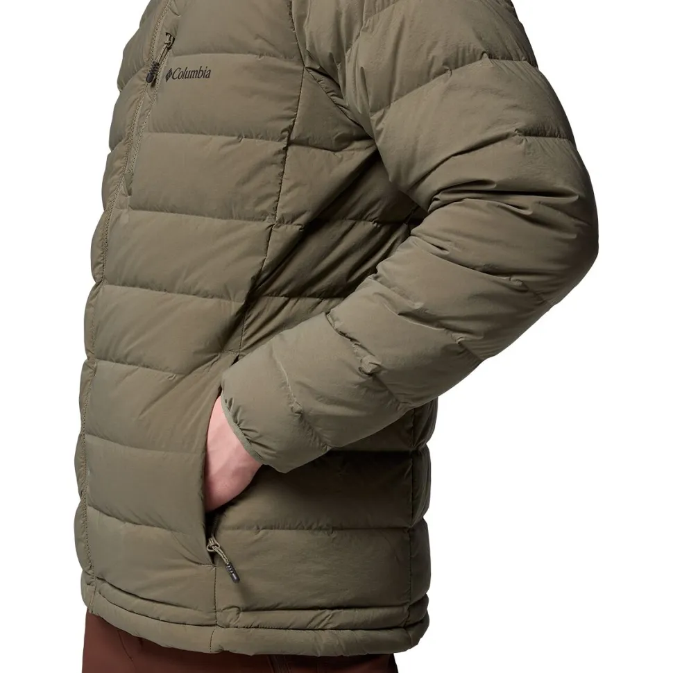 Drift Peak Stretch Down Hooded Jacket - Men's