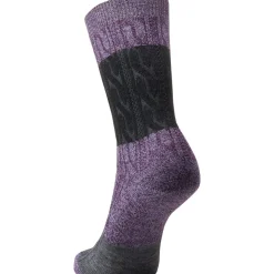 Everyday Color Block Cable Crew Sock - Women's