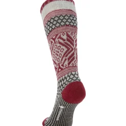 Everyday Popcorn Snowflake Pattern Crew Sock - Women's