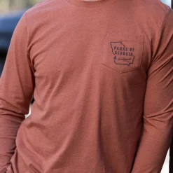 Explore Georgia Long-Sleeve Pocket T-Shirt