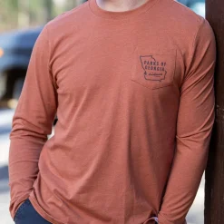 Explore Georgia Long-Sleeve Pocket T-Shirt