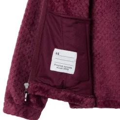 Fire Side Sherpa Hybrid Full-Zip Fleece Jacket - Girls'