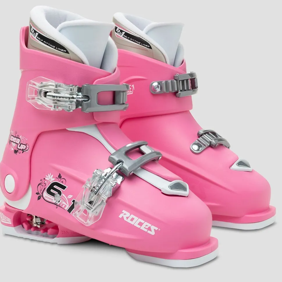 Flash Junior Pink Ski +Roce Adjustable Ski Boot - 2026