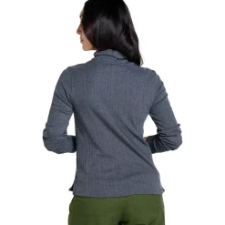 Foothill Pointelle Long-Sleeve T-Neck Shirt - Women's