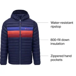 Fuego Hooded Down Jacket - Men's